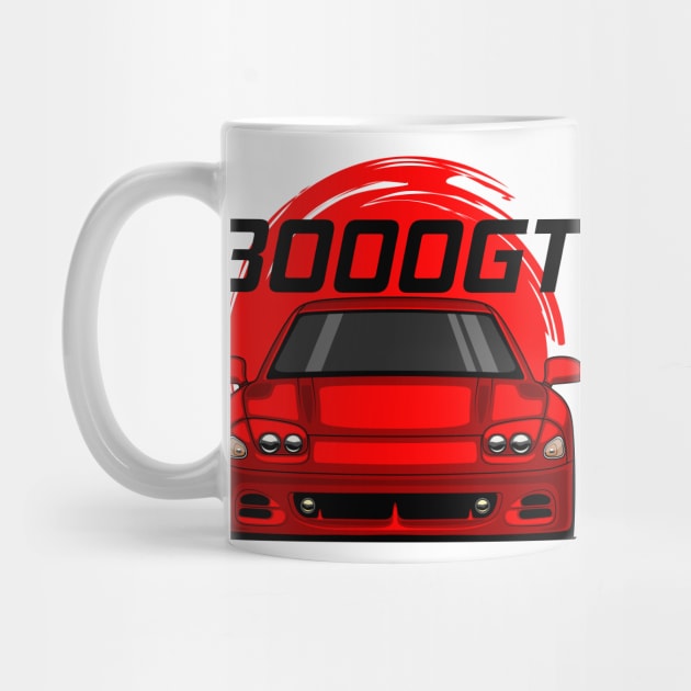 Front Red 3000GT 1994 1997 JDM by GoldenTuners